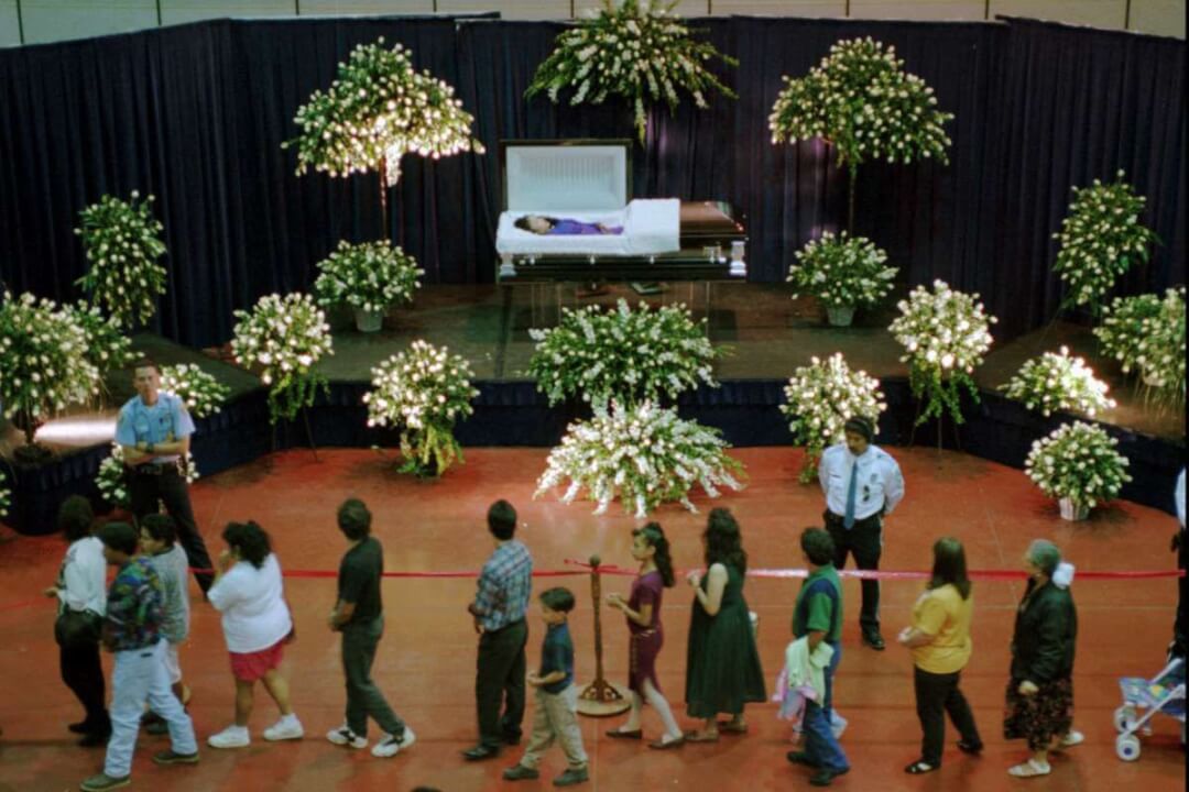 funeral aberto de selena quintanilla