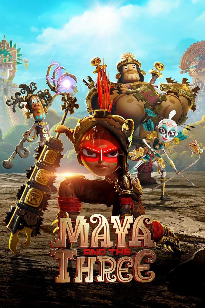 maya e os três cartazes
