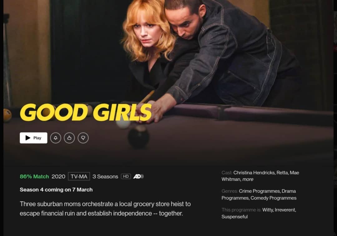 Good Girls 4ª temporada data de lançamento confirmada pela netflix