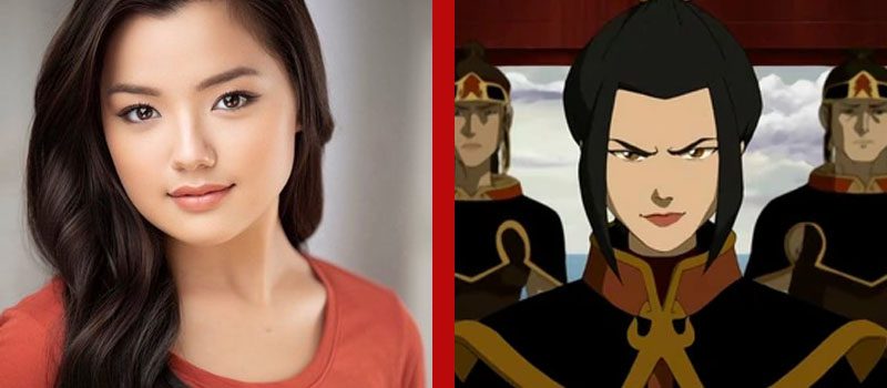 Elizabeth Yu como Azula Netflix Avatar The Last Airbender