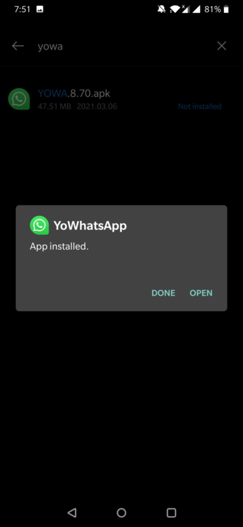 YOWhatsApp Apk