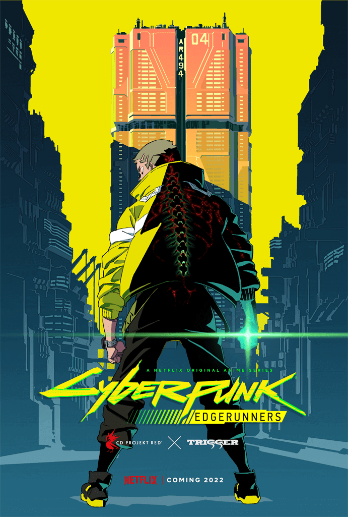 cartaz de anime cyberpunk edgerunner netflix