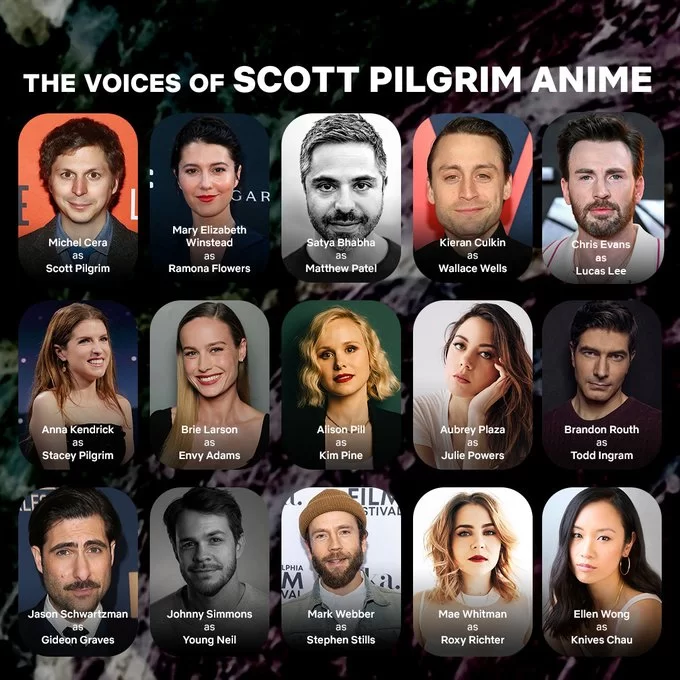 Elenco Scott Pilgrim vs the World Adaptação de anime em desenvolvimento na Netflix