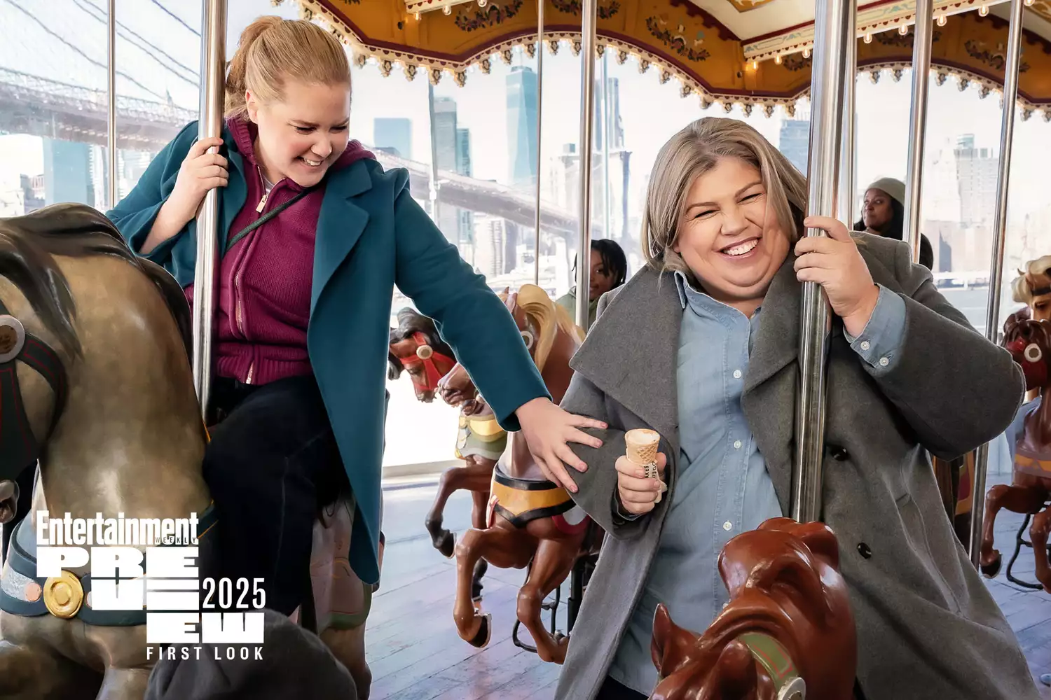 Meio grávida Amy Schumer Urzila Carlson Ew